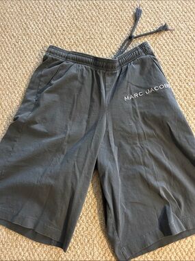 Marc Jacobs Unisex Slate Gray Athletic Drawstring Shorts